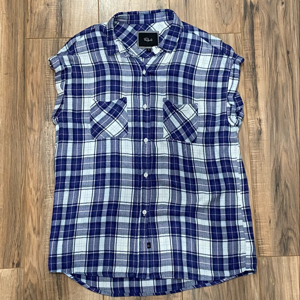 Woman’s Rails Brand Size Small Plaid Top. ORIGINALLY $158 PERFECT CONDITION